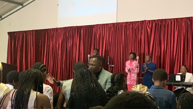 Church service at the potters house